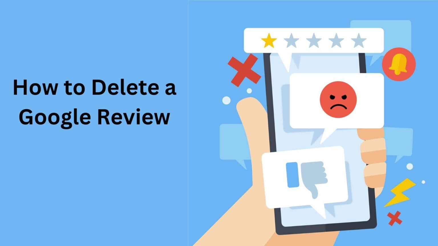 Étapes simples pour supprimer un avis Google